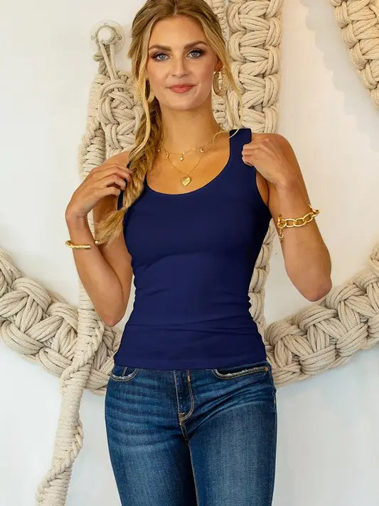 Seamless Tank Tops With Racer Backs
