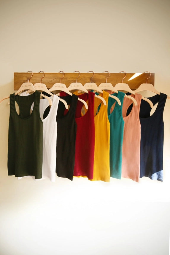 Seamless Tank Tops With Racer Backs